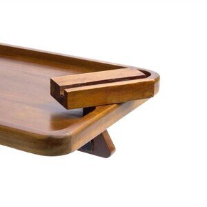 Smart Design Acacia Armrest Tray